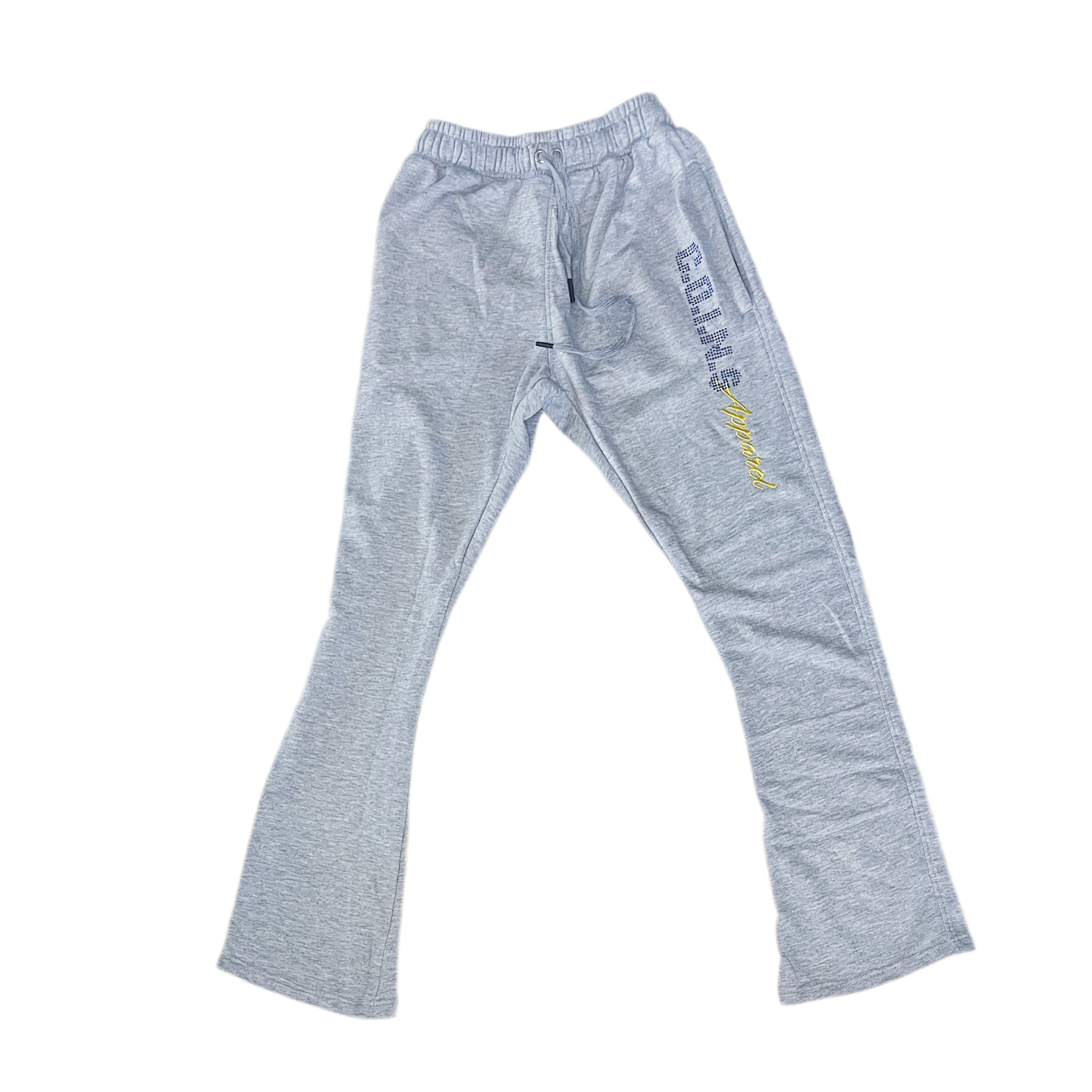 C.O.I.N.$ TERRY CLOTH STACKED BOTTOM SWEATPANTS