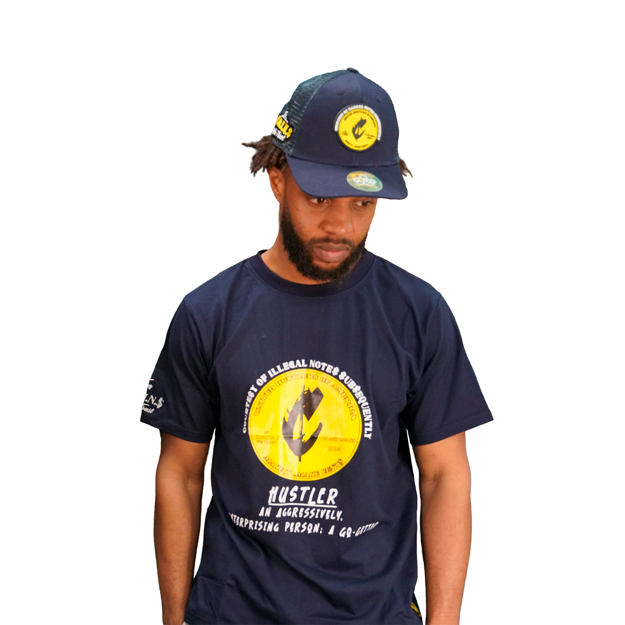 Crew Neck Short Sleeve Regular fit Cotton Hustler Vol.1 T-Shirts