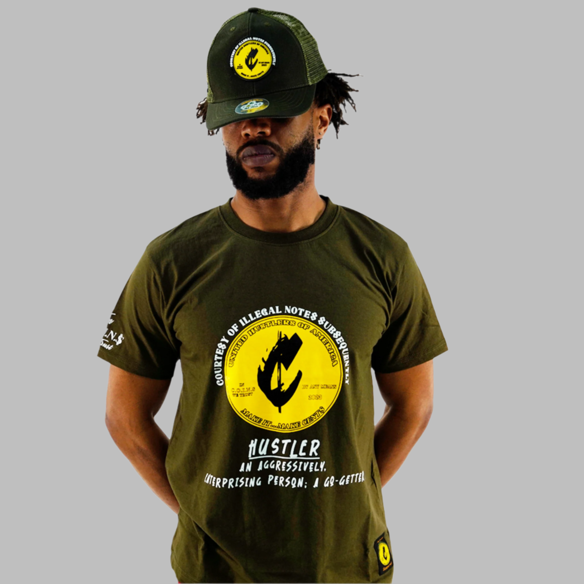 C.O.I.N.$ Crew Neck Short Sleeve Regular fit Cotton Hustler Vol.1 T-Shirts