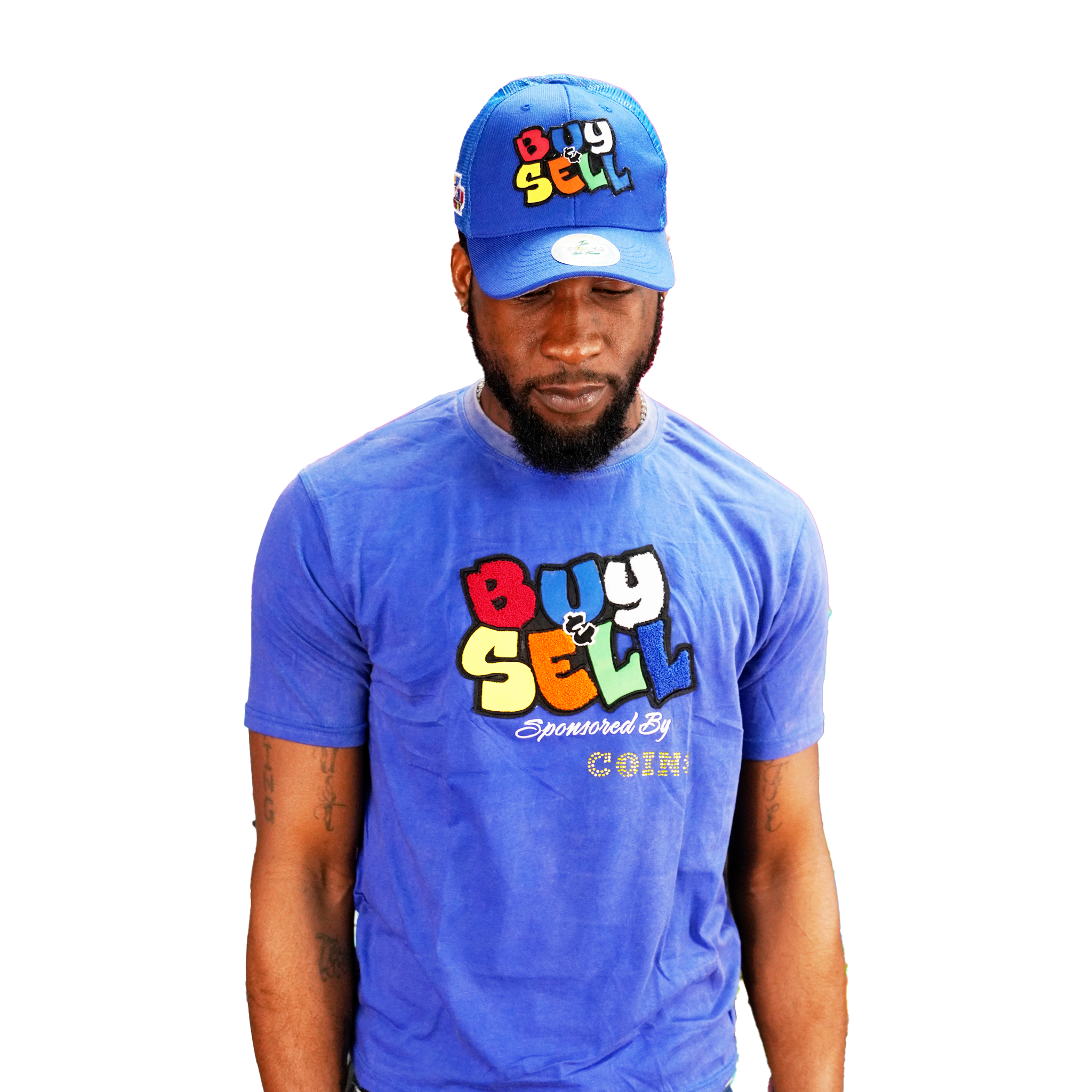 C.O.I.N.$ BUY & SELL ACID WASHED PIMA COTTON T-SHIRT