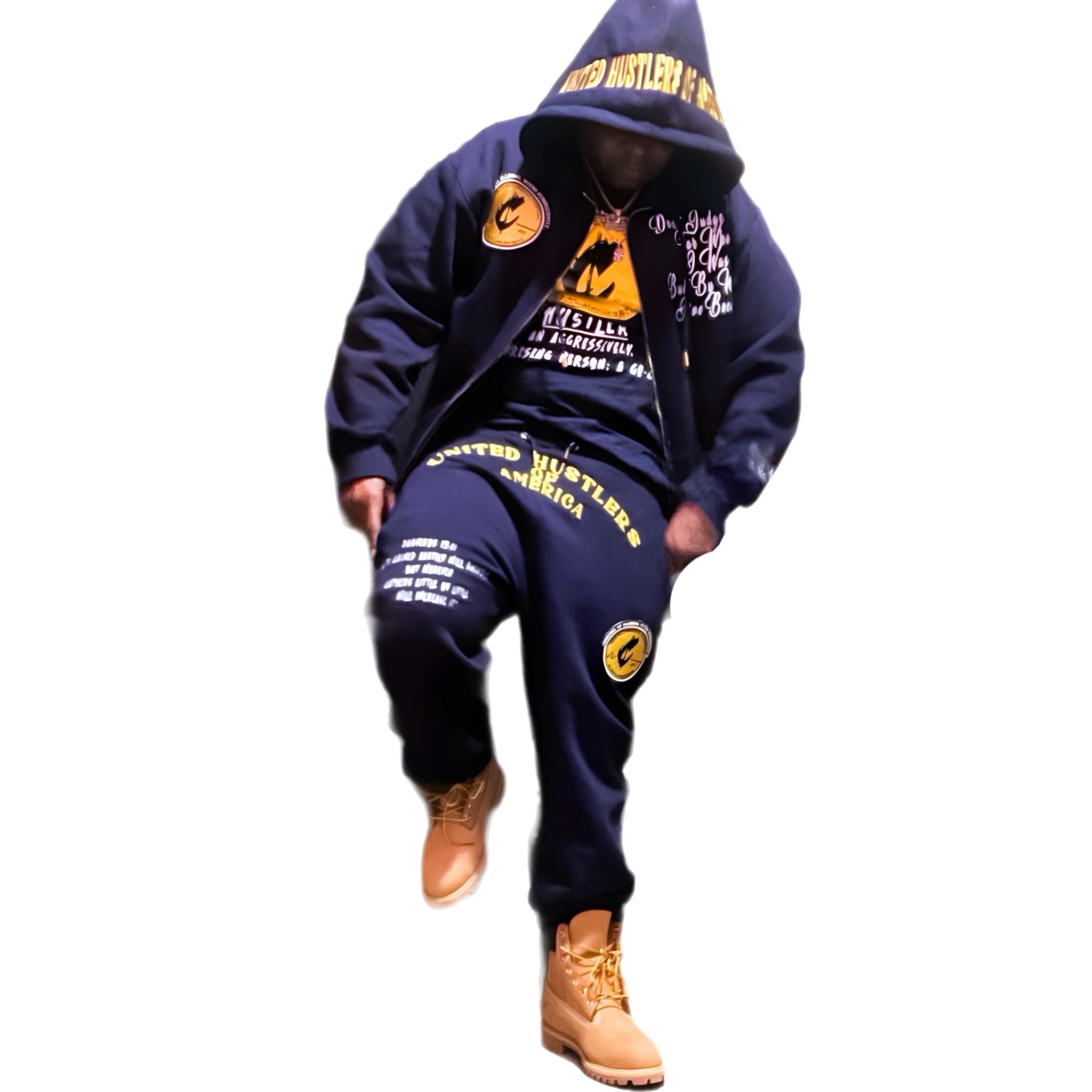C.O.I.N.$ HOODED ZIP-UP SWEATSUITS