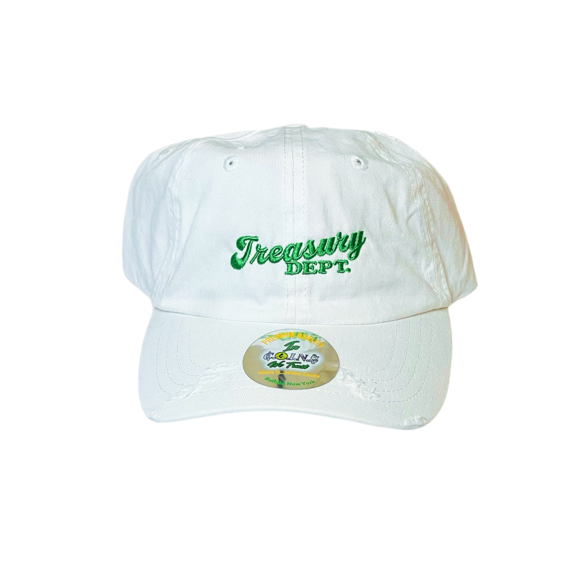 C.O.I.N.$ DISTRESSED VINTAGE DAD HATS