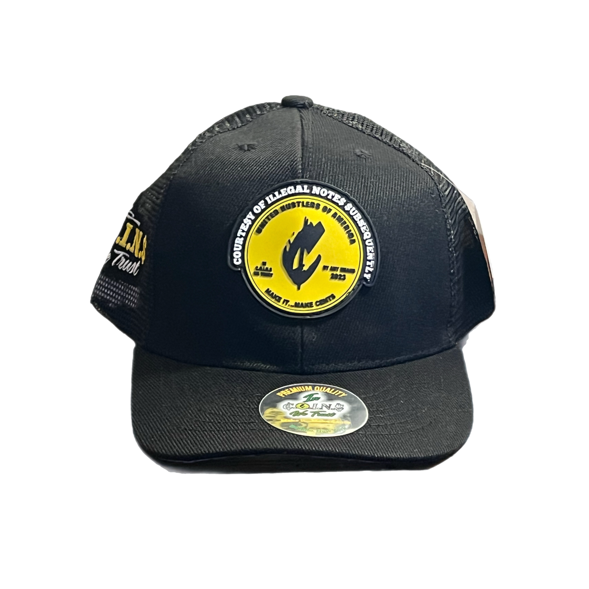 <a href="/products/c-o-i-n-snapback-trucker-hats" title="C.O.I.N.$ SNAPBACK CURVED BILL TRUCKER HATS">C.O.I.N.$ SNAPBACK TRUCKER HATS</a>