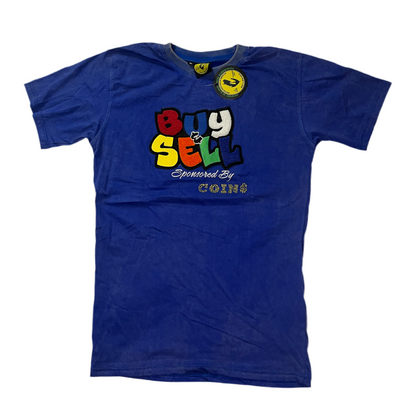 C.O.I.N.$ BUY & SELL ACID WASHED PIMA COTTON T-SHIRT
