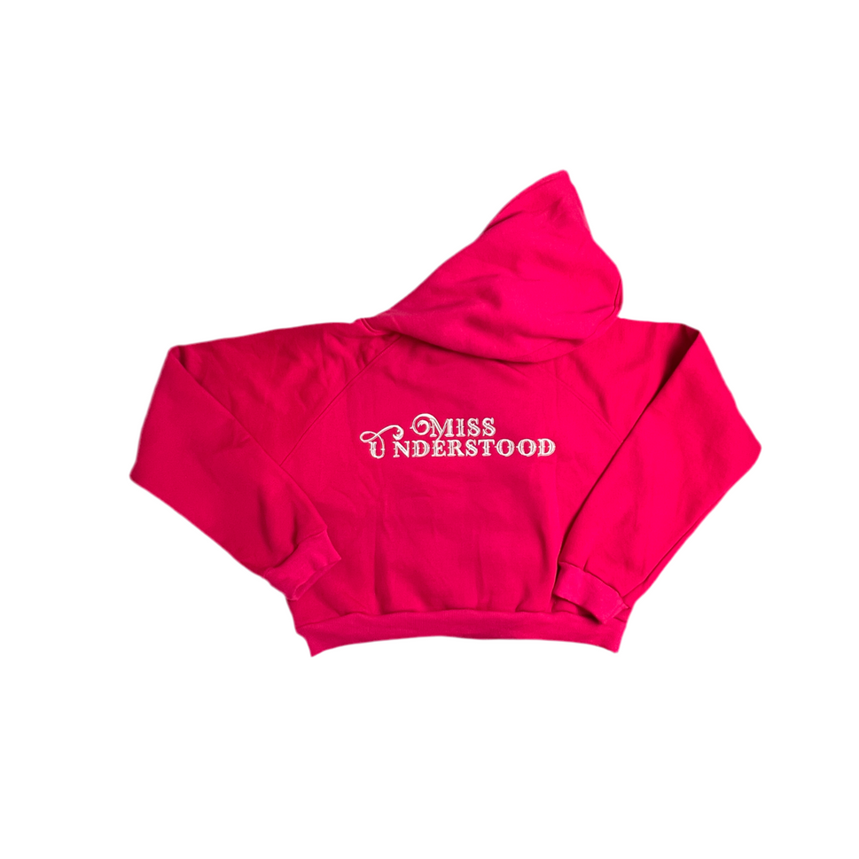 C.O.I.N.$ Woman’s Crop Top Cotton  Hooded Sweatsuits