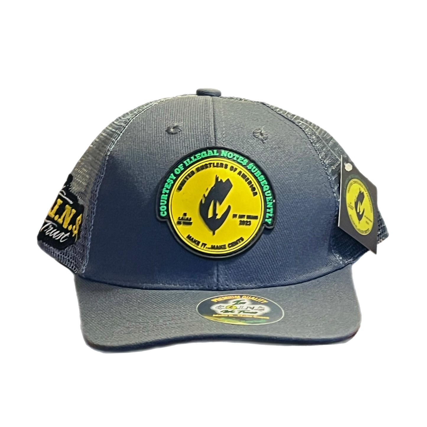 C.O.I.N.$ SNAPBACK CURVED BILL TRUCKER HATS