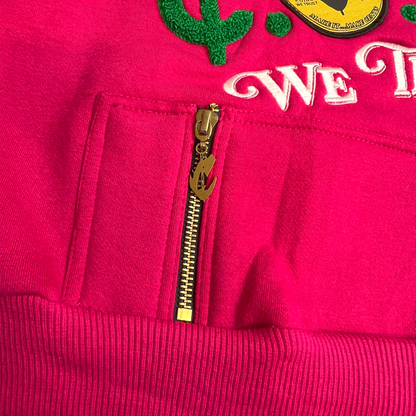 C.O.I.N.$ Woman’s Crop Top Cotton  Hooded Sweatsuits