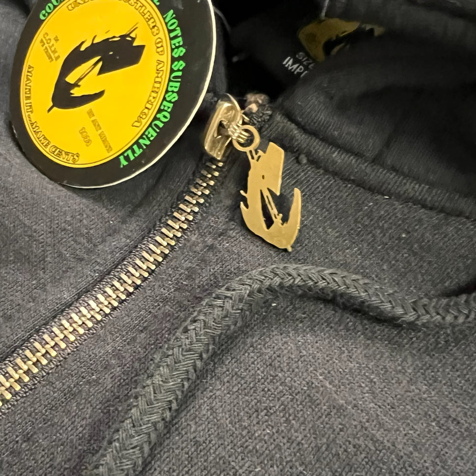 C.O.I.N.$ Relaxed Fit Cotton Zip Up Hooded Sweatsuits