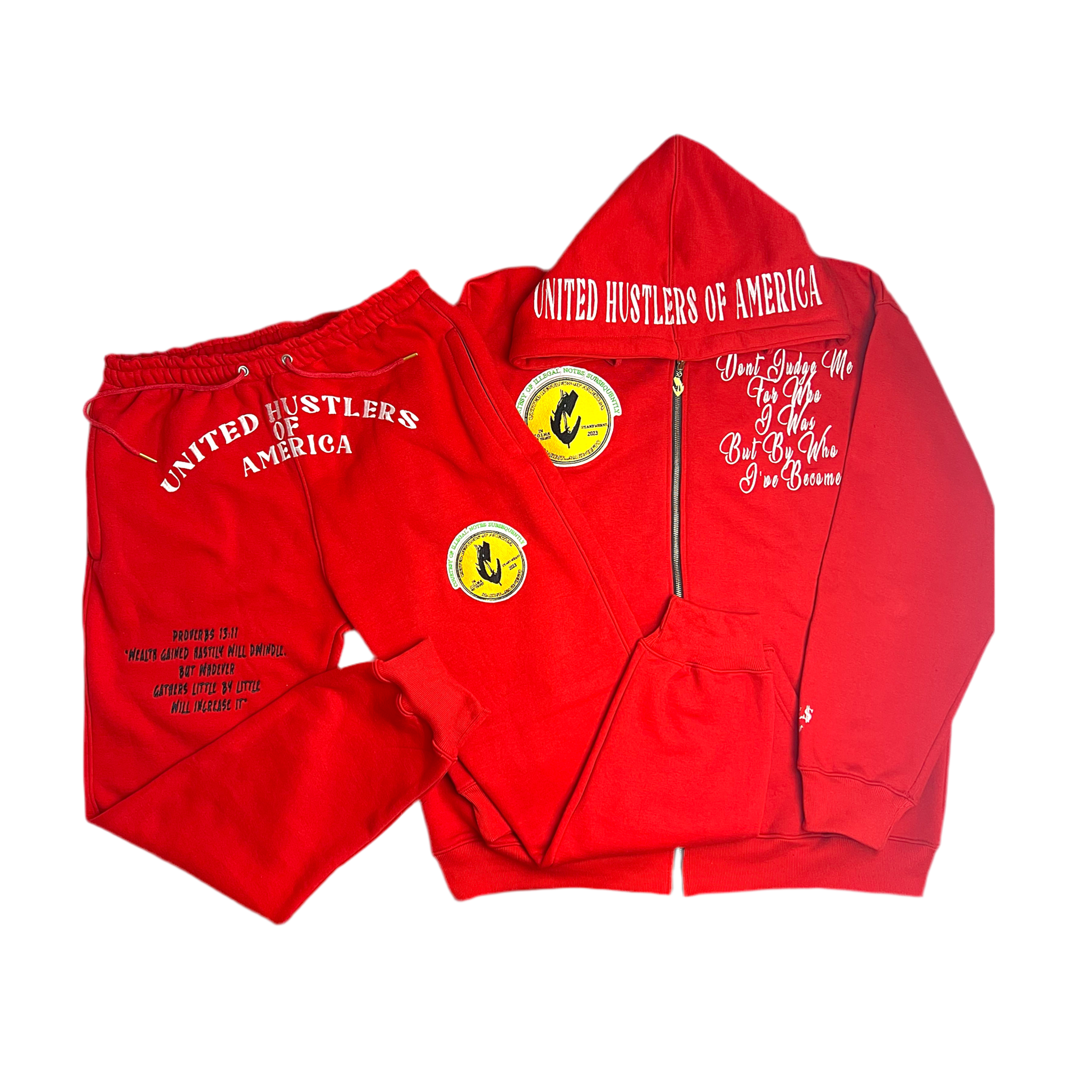 <a href="/products/coins-cotton-hooded-zip-up-sweatsuits-street-wear" target="_blank" title="C.O.I.N.$ Relaxed Fit Cotton Zip Up Hooded Sweatsuits">C.O.I.N.$ UNITED HUSTLERS OF AMERICA ZIP UP SWEATSUITS</a>