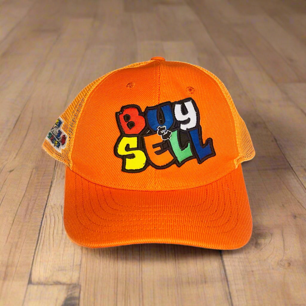 C.O.I.N.$ BUY & SELL CURVED BILL SNAPBACK TRUCKER HAT