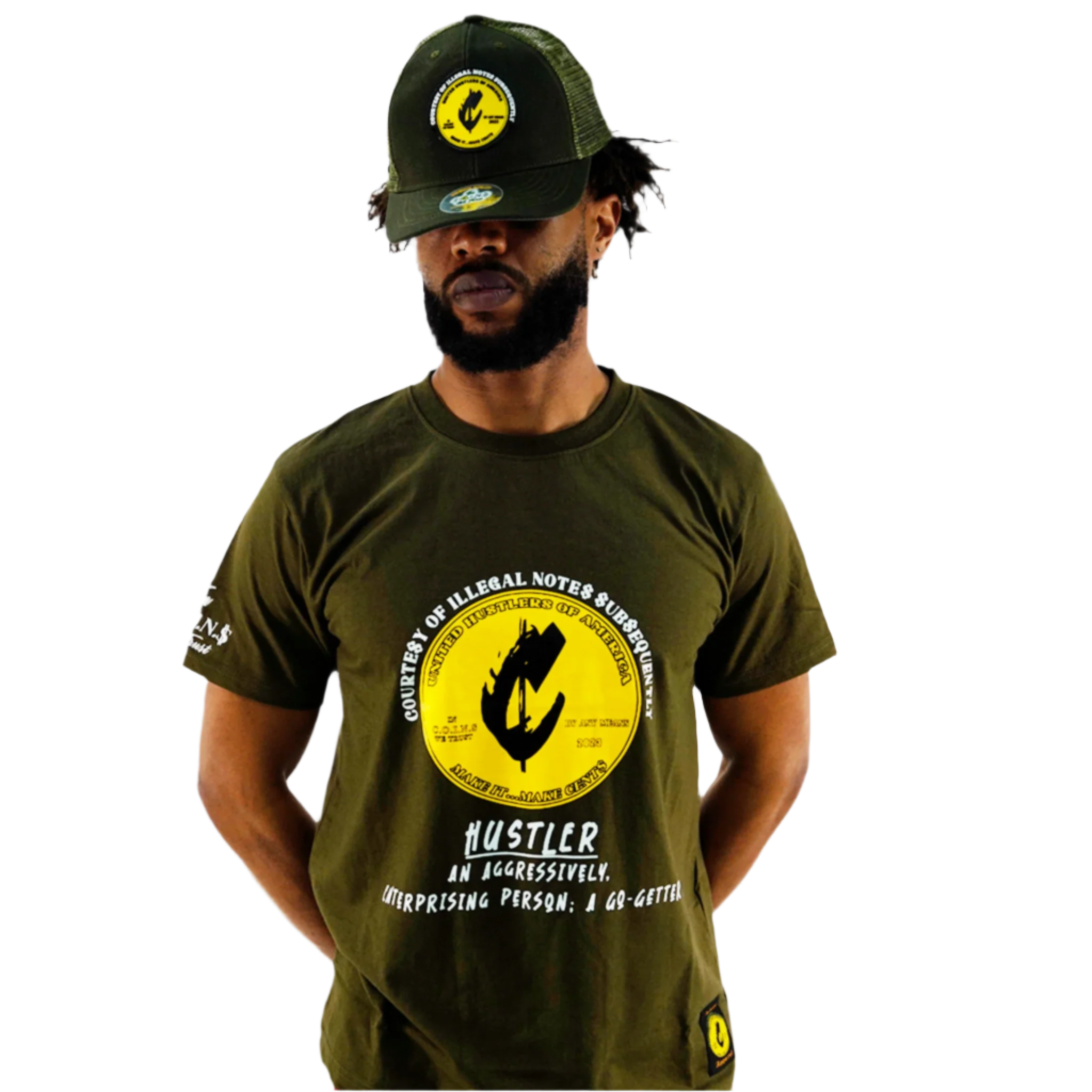 Crew Neck Short  Sleeve Regular fit Cotton Hustler Vol.1 T-Shirts