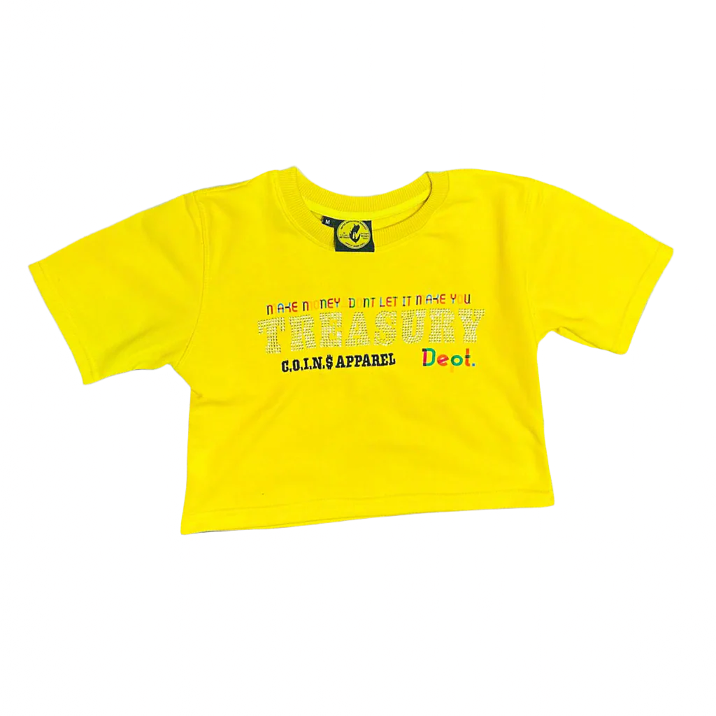 TREASURY DEPT.  WOMANS TERRY COTTON CROP TOPS