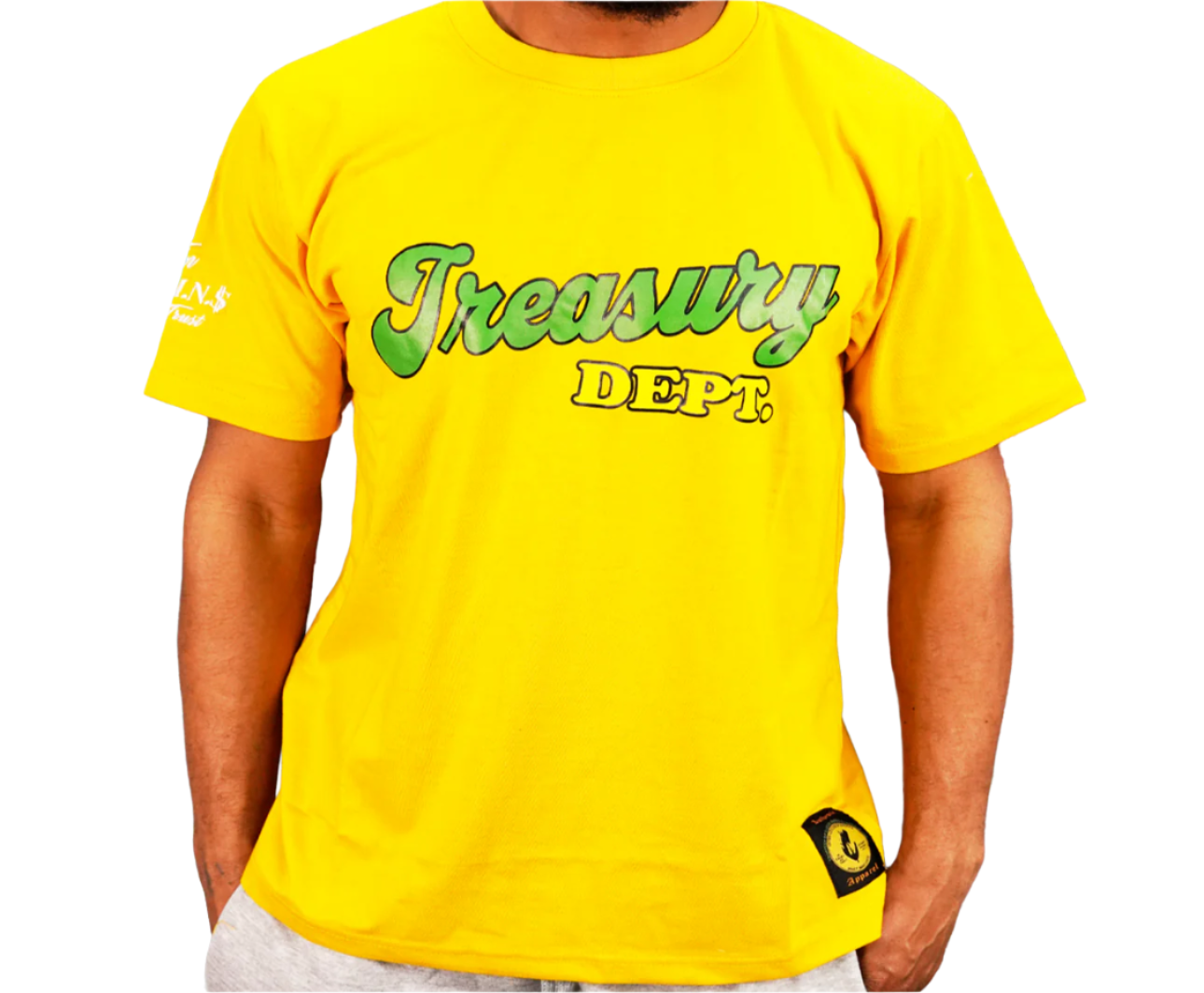 Treasury dept. Crew Neck Short sleeve Cotton Regular Fit T-Shirts