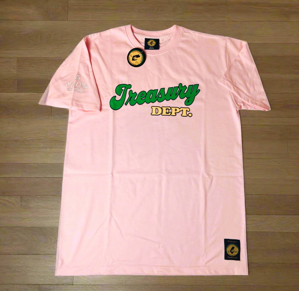 C.O.I.N.$ CREW NECK SHORT SLEEVE T-SHIRT/pink