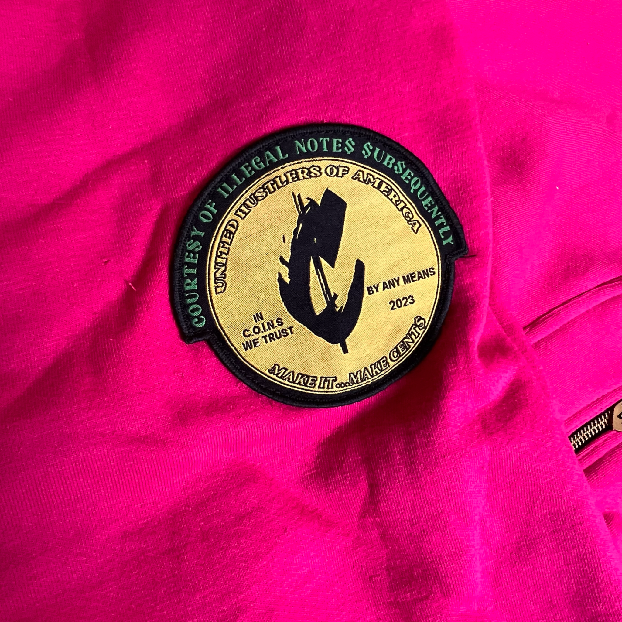 C.O.I.N.$ Woman’s Crop Top Cotton  Hooded Sweatsuits