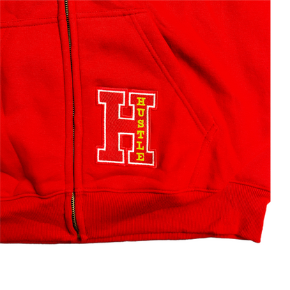 C.O.I.N.$ Treasury Dept. Cotton Relaxed Fit All Over Print Inner Lining Zip Up Hoodies
