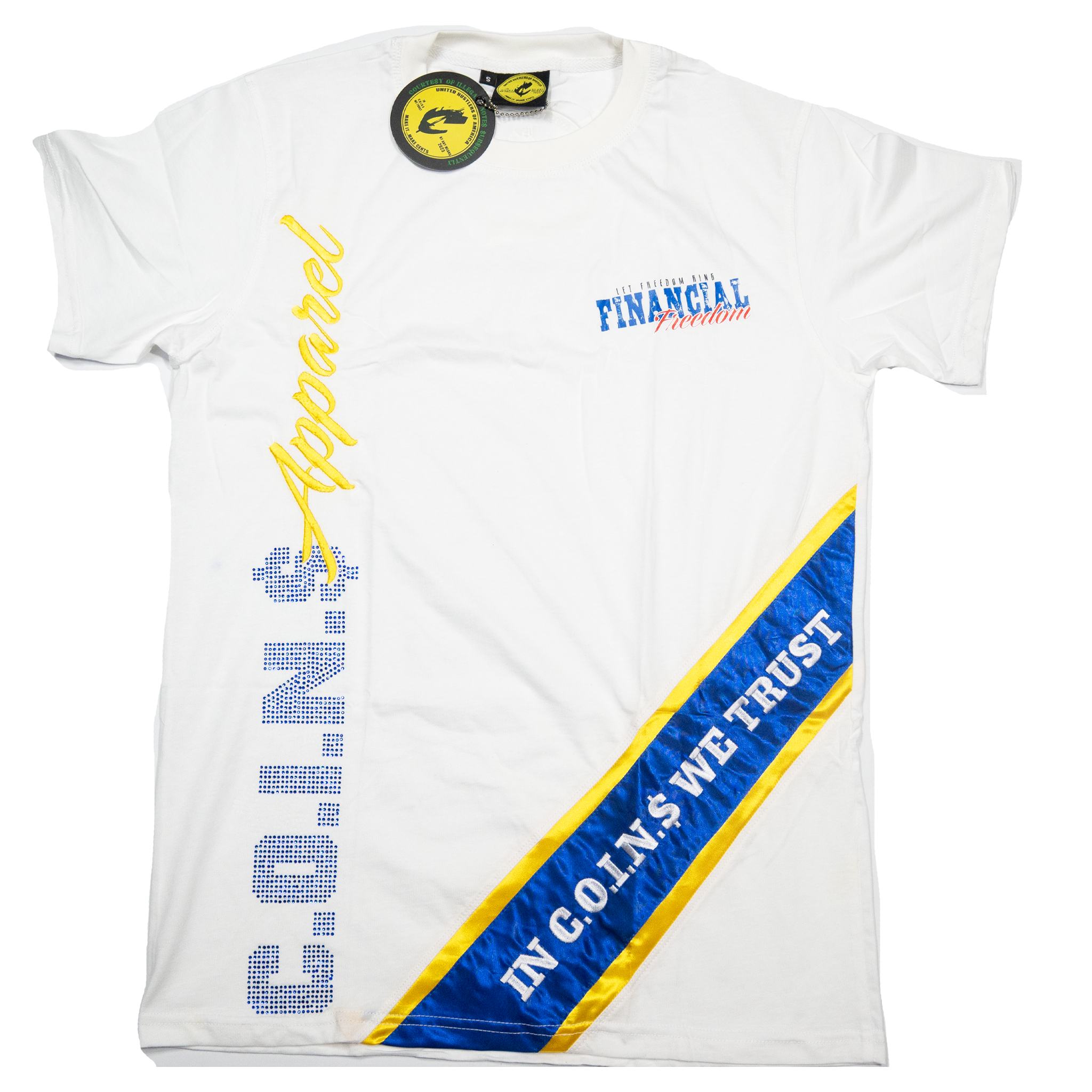 " FINANCIAL FREEDOM" ORIGINAL STYLE PIMA COTTON T-SHIRT