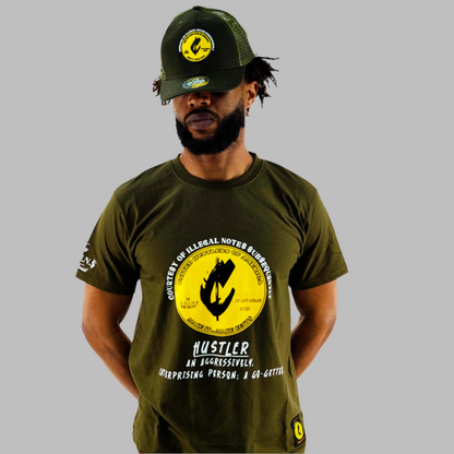 C.O.I.N.$ Crew Neck Short  Sleeve Regular fit Cotton Hustler Vol.1 T-Shirts