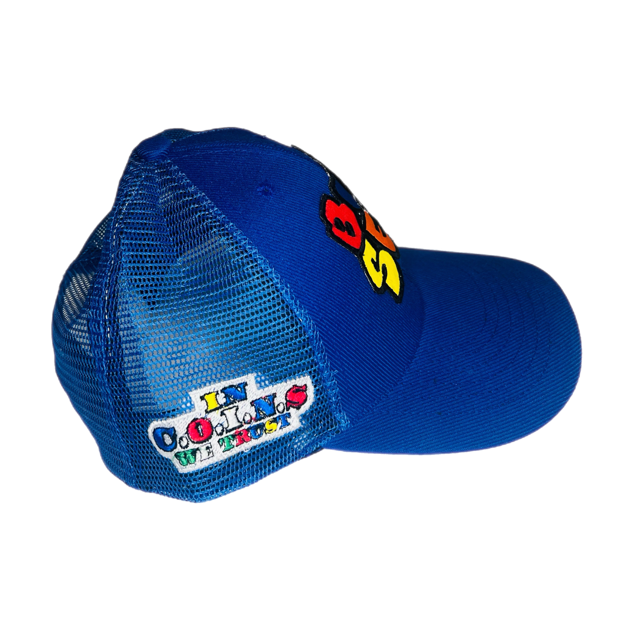 C.O.I.N.$ BUY & SELL CURVED BILL SNAPBACK TRUCKER HAT