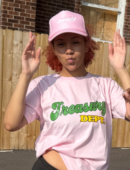 Treasury dept. Crew Neck Short sleeve Cotton Regular Fit T-Shirts