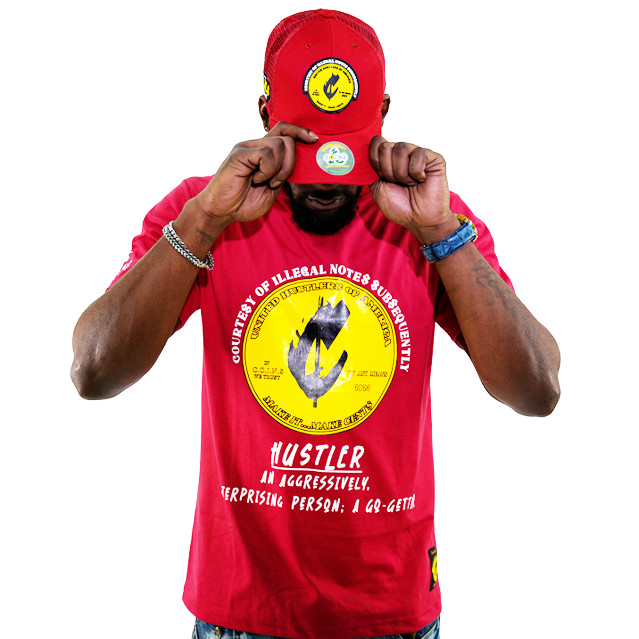 C.O.I.N.$ Crew Neck Short  Sleeve Regular fit Cotton Hustler Vol.1 T-Shirts