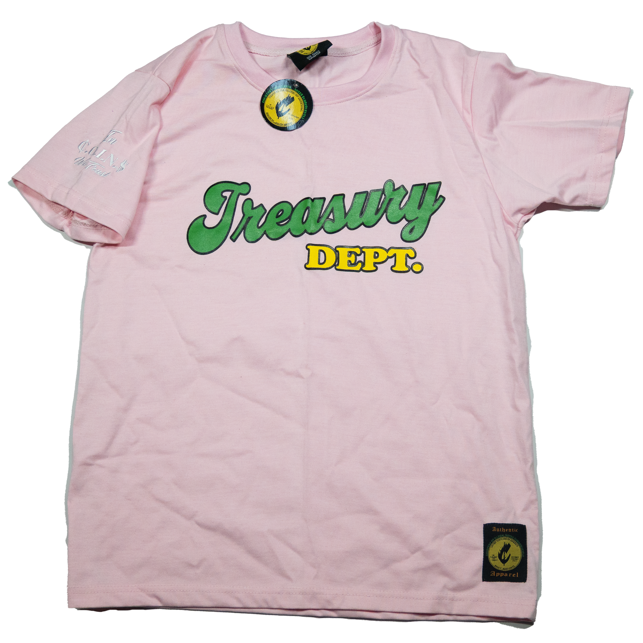 Treasury dept. Crew Neck Short sleeve Cotton Regular Fit T-Shirts