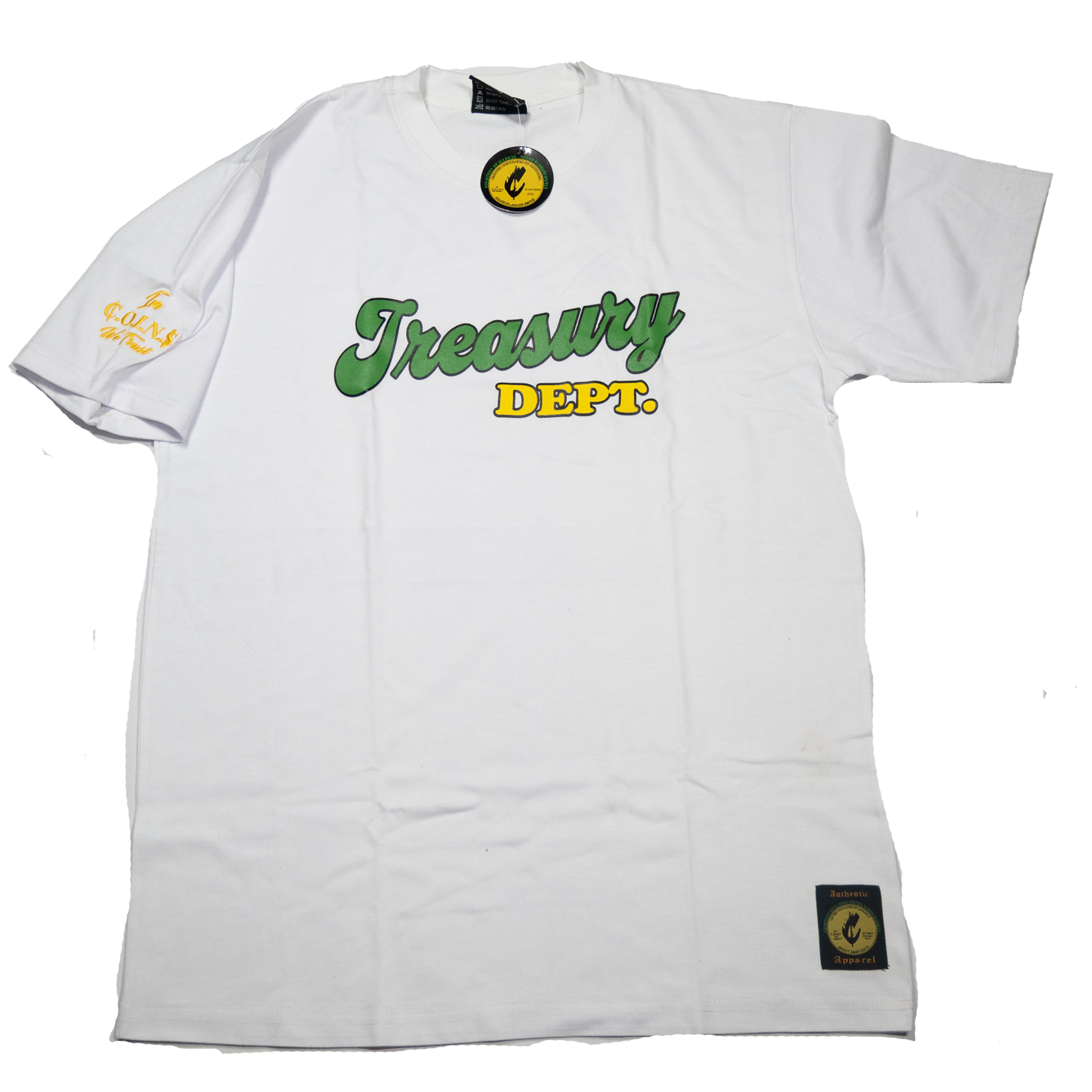 Treasury dept. Crew Neck Short sleeve Cotton Regular Fit T-Shirts